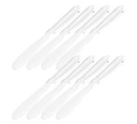 BIUDECO 8 Pezzi Applicatori per Maschera Viso in Plastica Trasparente Extra Spessa Spatola per Crema Contorno Occhi e Argilla Pennello per Trucco senza Peli Strumenti per Cura della