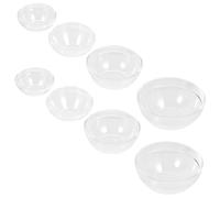 BIUDECO 8 Pezzi Ciotola Per in Acrilico Trasparente Ciotola in Plastica Per Da Per Salone Di Bellezza