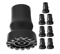 BIUDECO 8 Pezzi Di Stampelle Antiscivolo Punte In Gomma Per Deambulatori Cuscinetti Di Ricambio Per Stampelle Punte Per Bastoni Per Stabilità Tappi Per Piedi Per Sedie Da Doccia