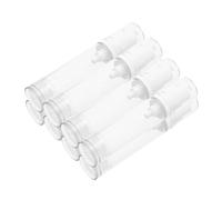 BIUDECO 8 pezzi Dispenser Pompetta Dosatore Ricaricabile Trasparente per Crema e Lozione Bottiglie Airless Vuote per Viaggio e Skincare Precisione nel Dosaggio e Portabilità