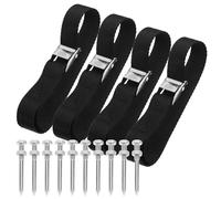 BIUDECO Aeratore Scarpe Prato Regolabile con Cinghie Resistenti e Chiodi in Metallo per Giardino Scarpe Arieggianti per Erba Sana e Terreno Aerato Facile da Installare e Portatile