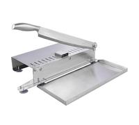 BIUDECO Affettatrice Manuale per Carne in Acciaio Inossidabile Tagliacarne e Cucina Resistente per Manzo e Pollo Impugnatura Ergonomica Antiscivolo Uso Multifunzionale per Carne Congelata