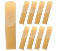 BIUDECO Ance per Sassofono Contralto 10 Pezzi Forza 1,5 Punta Sottile, Accessori di Ricambio per Sassofono Mib, Ance Leggere e Resistenti per Musicisti e Appassionati