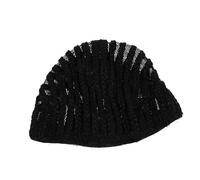 BIUDECO Berretto Rete Intrecciata per Leggero e Portatile Rete Elastica per Crochet Copricapo Nero Misura per Mantenere la Ferma e Comoda Ogni