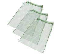 BIUDECO Borsa Rete per Pesca 3 Pezzi Sacchetto Raccolta Pesci 50X65 CM Materiale Resistente Asciugatura Rapida Accessori Pesca Leggera Pieghevole per Attività All’Aperto Colore Casuale