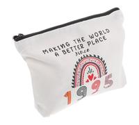 BIUDECO Borsa Trucchi Viaggio Anni Donna Pochette Canvas Resistente Grande Capacità con Tasche Multiple per Makeup Pennelli e Gioielli Portatile e Compatta per Spostamenti