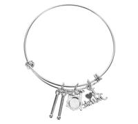 BIUDECO Bracciale Design Unico Leggero e Resistente All'usura in Acciaio Inossidabile per Amanti della Musica la Vita Quotidiana le Esibizioni Sul Palco