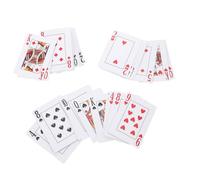 BIUDECO Carte da Gioco in Braille Grandi per Ipovedenti Portatile con Segni Tattili per Giochi e Feste Accessorio per Non Vedenti Facile da Trasportare