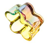 BIUDECO Ciotola Per Nail Art in Vetro Senza Coperchio, Bicchiere Per Unghie Resistente e Piccolo, Contenitore Pratico Per Miscelare Liquidi e Lavare Pennelli Manicure