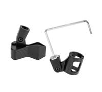 BIUDECO Clip Supporto Pratico e Portabile Sax Nero in Abs e Ferro per Microfono Set per Strumenti Musicali e Performance
