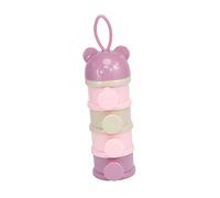 BIUDECO Contenitore Per Latte Polvere Per Ragazzo Ragazza Design Strati Portatile Perdite Per Snack e Alimenti Per Ragazzo Ragazza Viola
