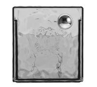 BIUDECO Contenitore Porta Dischetti Struccanti da Muro in Plastica Coperchio Antipolvere e Design Elegante per Organizzare Cosmetici Bagno Salvaspazio