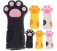 BIUDECO Copri-Tronchesino per Cuticole 6 Pezzi in Silicone a Forma di Zampa di Gatto per Manicure e Pedicure Custodia Protettiva Colorata Colore Casuale