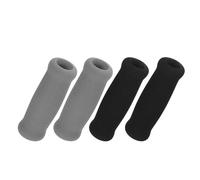 BIUDECO Coprimanici per Bastone da Passeggio Facili da Installare Impugnature Antiscivolo Set 4 Pezzi in Spugna Nera Design Portatile per Anziani e Passeggini