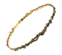 BIUDECO Crown Headband Retro Vintage Wave Design For Women Unique Twisted Artisan Hair Accessory For Elegant Party Weddings Proms