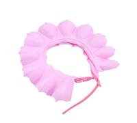 BIUDECO Cuffia Da Doccia Per Ragazzo Ragazza Shower, Protezione Per Orecchie Regolabile in Morbido Tpe, Antiperdite, Per Lavaggio Chioma e Bagnetto Ragazzo Ragazza Rosa