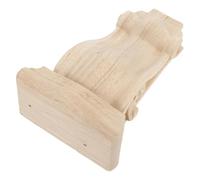 BIUDECO Decorazione d Angolo in Legno Massello Intagliato Stile Europeo Applique Scolpita per Colonne Romane Ornamento Artistico per Pareti Porte e Finestre