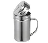 BIUDECO Distributore di Sale e Pepe in Acciaio Inox 304 Manico, Contenitore per Condimenti da Cucina Grande, Barattolo Ermetico per Zucchero e Spezie, per Uso Domestico e Ristoranti