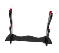 BIUDECO Espositore Per Flute Legno Due Piani Supporto Decorativo Per Di Flauti e Spade Design Elegante Per Tavolo Stabile e Resistente Ottimo Per Esibizioni e Organizzazione