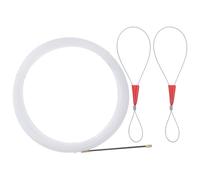 BIUDECO Estrattore di Cavi Elettrici da Parete 15M con Infilatore in Nylon 3Mm e 2 Fascette Utensile per Elettricisti per Cablaggio in Tubazioni Strette Kit Estrattore per Uso