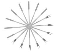 BIUDECO Forchette Multiuso Utensili e Facili da Usare per per Set 10 in Inox Argento per Pesce e Crostacei
