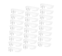 BIUDECO Ganci per Quadri Chiodi Invisibili senza Traccia Set da 100 Pezzi in Plastica Resistente Ganci da Parete per Appendere Cornici e Decorazioni Adatti per Casa Ufficio e Giardino