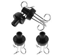 BIUDECO Ganci per Sacca Flebo Rimovibili in Plastica e Acciaio Inox, Set 4 Pezzi, Supporto per Flebo Portatile Meccanismo di Bloccaggio, Adatti per Uso Ospedaliero e Clinico