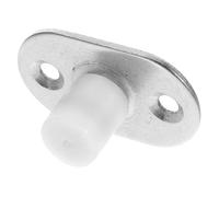 BIUDECO Guida a Rulli per Porte Scorrevoli da Fienile Supporto in Nylon e Ferro Guida a Pavimento per Porte a Scomparsa Fermaporta Resistente per Installazione Semplice