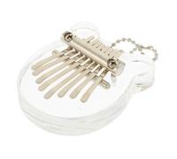 BIUDECO Kalimba 8-note Pianino per Dita in Vetro Organico a Forma di Orsacchiotto Strumento Musicale Portatile per Principianti