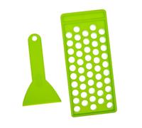 BIUDECO Kit per Creazione Balsamo Labbra con Vassoio Riempimento Contenitori in PP Spatola Inclusa Manuale per Balsamo Te Compatto e Portatile