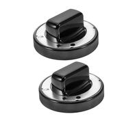 BIUDECO Manopole di Controllo per Fornelli a Gas in ABS Rosso Diametro Foro 70 MM Set da 2 Pezzi Compatibili Piani Cottura e Grill Professionali per Uso Commerciale