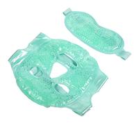 BIUDECO Maschera in Gel Fredda per Occhi Riutilizzabile Copertura Viso Rinfrescante per Gonfiore Allergie Stress Lenitiva Facile da Usare Colore Casuale