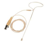 BIUDECO Microfono a Orecchio Archetto Wireless Spugna e Metallo, senza Ritardi, Modello 4 Pin Xlr per Podcast e Performance Indoor Comodo da Indossare
