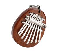 BIUDECO Mini Kalimba Legno Note con Corpo Liscio e Design Ovale Strumento Musicale Portatile per Principianti e Thumb Piano Tascabile con Suono e Regalo per Famiglia e