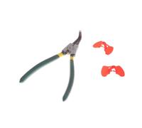 BIUDECO Occhiali Anti-beccata per Polli senza Spilli con Pinza Inclusa Occhiali per Occhi di Pollo e Fagiano Protezione Flessibile e Durevole per Ridurre Becchettamento Installazione