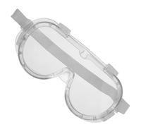 BIUDECO Occhiali di Sicurezza Uomo Trasparenti Plastico Antiappannamento | Ergonomici Cinturino Elastico, per Chimica e Cantiere, Resistenti ai Graffi