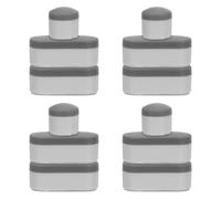 BIUDECO Paraurti per Sedile Wc 12 Pezzi in Tpe Autoadesivi, Cuscinetti Distanziatori Antirumore per Copriwater e Bidet, Rialzi Adesivi per Sedile Wc Resistente e Facile da