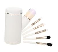 BIUDECO Pennelli per Trucco Professional Fibra Artificiale con Custodia e Specchio Portatile e Facile da Trasportare per Uso Domestico Viaggio