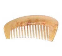 BIUDECO Pettine Districante in Corno per Capelli da Donna Strumento Massaggiatore Manuale Tascabile Pettine Gua Sha per Cura Quotidiana del Capelluto
