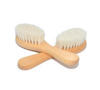 BIUDECO pettine per per Neonato riccio Pennello per lavarsi per infantile naturale spazzola in doccia spazzola per in per Bambù