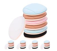 BIUDECO Piumino da Cipria Mini 35 Pezzi con Custodia e Cinturino, Spugna Riutilizzabile in Materiale Idrofilo Non-latex, Applicazione Precisa per Fondotinta, per Viaggi Colore Casuale