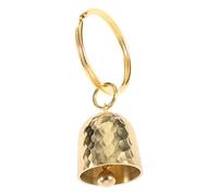 BIUDECO Portachiavi con Campanello in Ottone Compatto, Ciondolo Mini Campanella per Ciclismo e Campeggio, Decorazione Vintage per Zaino e Borsa, Campana da Esterno Resistente con Suono