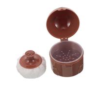 BIUDECO Powder Puff Case With Soft Puff Portable And Travel Container For Women And Multipurpose Loose Powder Jar