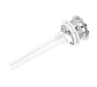 BIUDECO Pulsante Doppio Scarico Wc Rotondo in Elettroplaccatura per Cassetta Acqua Ricambio Serbatoio Bagno Compatibile con Maggior Parte dei Sanitari Dual Flush