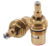 BIUDECO Ricambio Cartuccia Rubinetto Bagno 2 Pezzi in Ottone per Acqua Calda e Fredda, Nucleo Ceramico Resistente, Accessori per Miscelatori Cucina e Lavabo, Facile Installazione