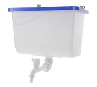 BIUDECO Serbatoio D'acqua in Plastica da Parete 12,5 con Rubinetto Vintage, Contenitore per Bagno e Salone Parrucchiere, Salvaspazio e Facile da Pulire, Montaggio Flessibile per Bagni