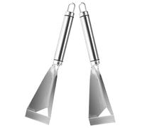 BIUDECO Set 2pezzi Coltelli da Intaglio in Acciaio Inossidabile per Frutta e Verdura, Accessorio da Cucina Salvaspazio per Creare Forme Decorativi e Fantasie