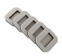 BIUDECO Set 5 Pezzi Fermaruote per Sedia in Feltro Antiscivolo Sottobicchieri Protettivi per Pavimenti in Legno Duro Accessori per Mobili Ruote per Uso Domestico e Ufficio