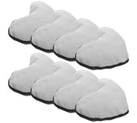 BIUDECO Set 8 Astucci per Matite e Borsa da Toilette in Tela Cerniera a Forma di Cuore Sacchetti Porta Cosmetici e Accessori da Viaggio Borsa da Trucco Personalizzabile Trasferimento