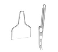 BIUDECO Set Di 2 Utensili Da Taglio In Acciaio Per Affettare Il Formaggio Per Tagliare Il Formaggio In Blocchi
